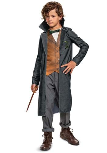 Click Here to buy Kids Fantastic Beasts Deluxe Newt Scamander Costume from HalloweenCostumes, CDN Funds & Shipping