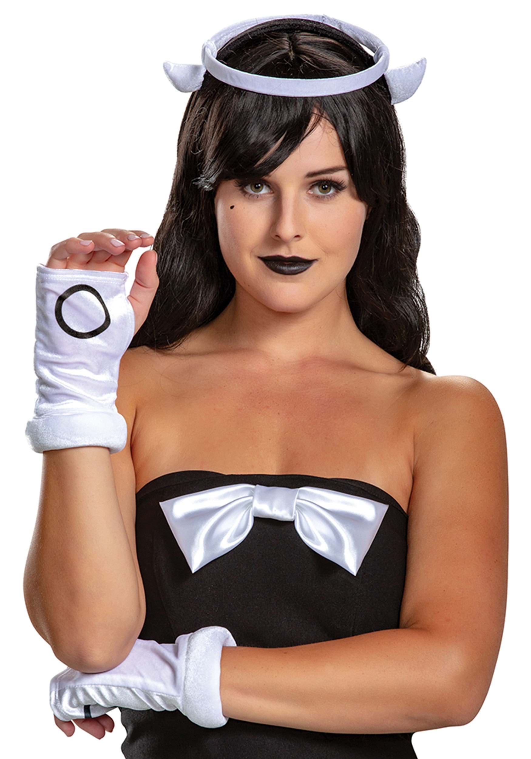 Bendy And The Ink Machine Alice Angel Adult Costume Kit , Video Game Accessories