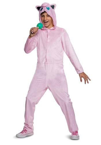 Click Here to buy Pokemon Jigglypuff Hooded Jumpsuit Classic Kids Costume from HalloweenCostumes, CDN Funds & Shipping