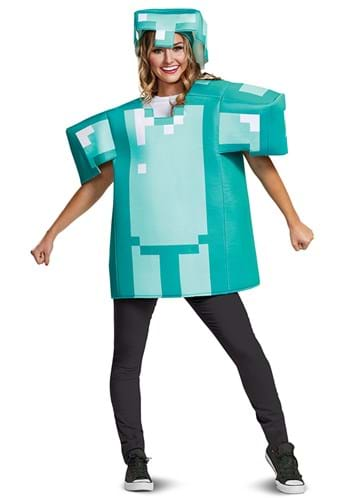 Click Here to buy Minecraft Armor Classic Costume for Adults from HalloweenCostumes, CDN Funds & Shipping