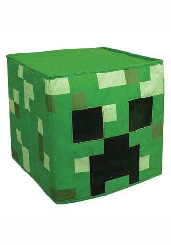 Adult Minecraft Creeper Block Head Mask