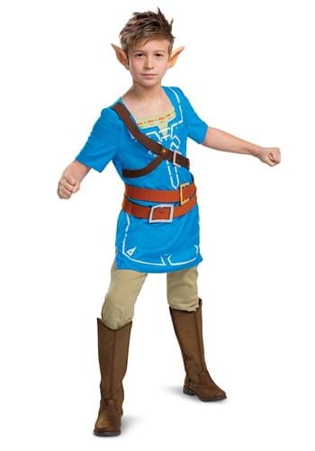 Click Here to buy Link Breath of the Wild Classic Kids Costume from HalloweenCostumes, CDN Funds & Shipping