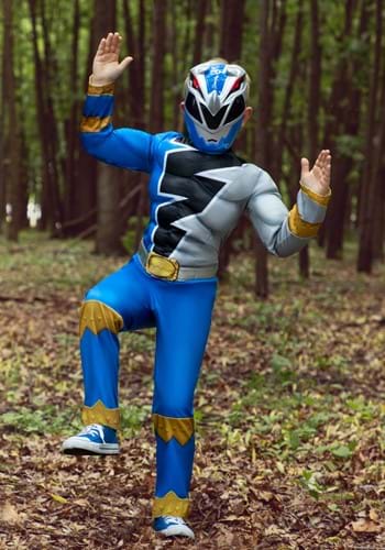 Kids Power Rangers Dino Fury Blue Ranger Costume