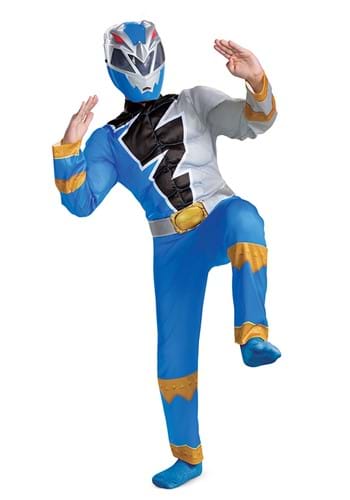 Click Here to buy Power Rangers Dino Fury Blue Ranger Kids Costume from HalloweenCostumes, CDN Funds & Shipping