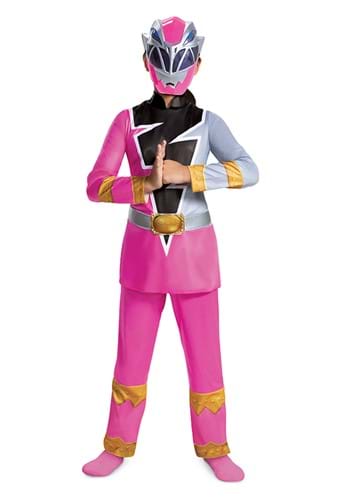 Click Here to buy Power Rangers Dino Fury Pink Ranger Kids Costume from HalloweenCostumes, CDN Funds & Shipping