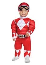 Infant/Toddler Power Rangers Red Ranger Muscle Cos Alt 3