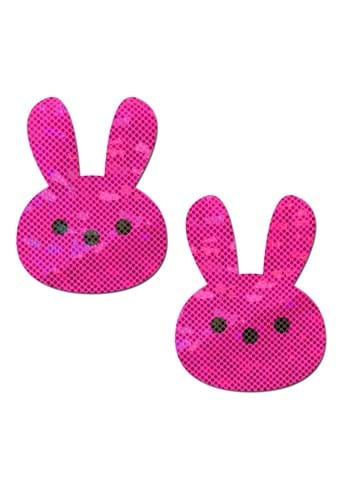 Pastease: Pink Glittery Marshmallow Easter Rabbit Pasties