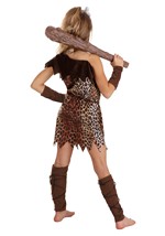 Girl's Prehistoric Cave Girl Costume Alt 3