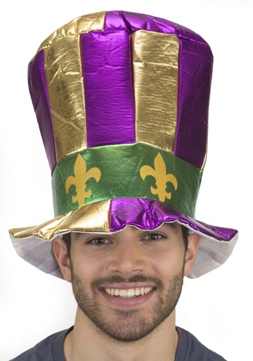Adult Mardi Gras Top Hat