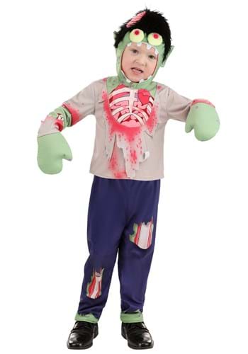 Click Here to buy Toddler Goofy Zombie Boys Costume from HalloweenCostumes, CDN Funds & Shipping