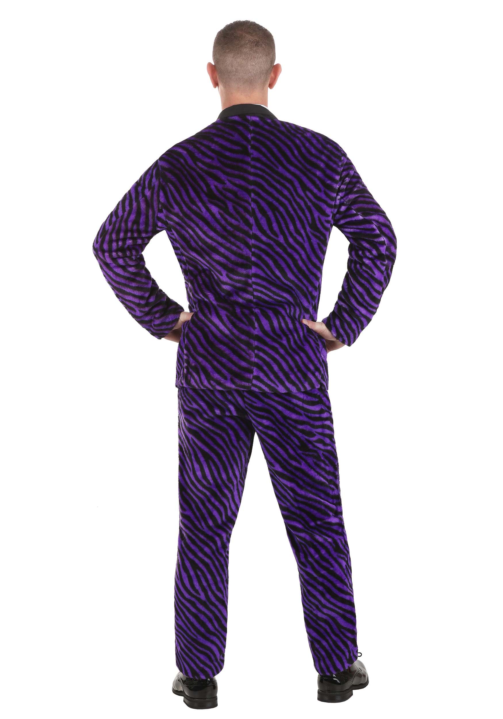 Suitmeister Faux Fur Purple Pimp Suit