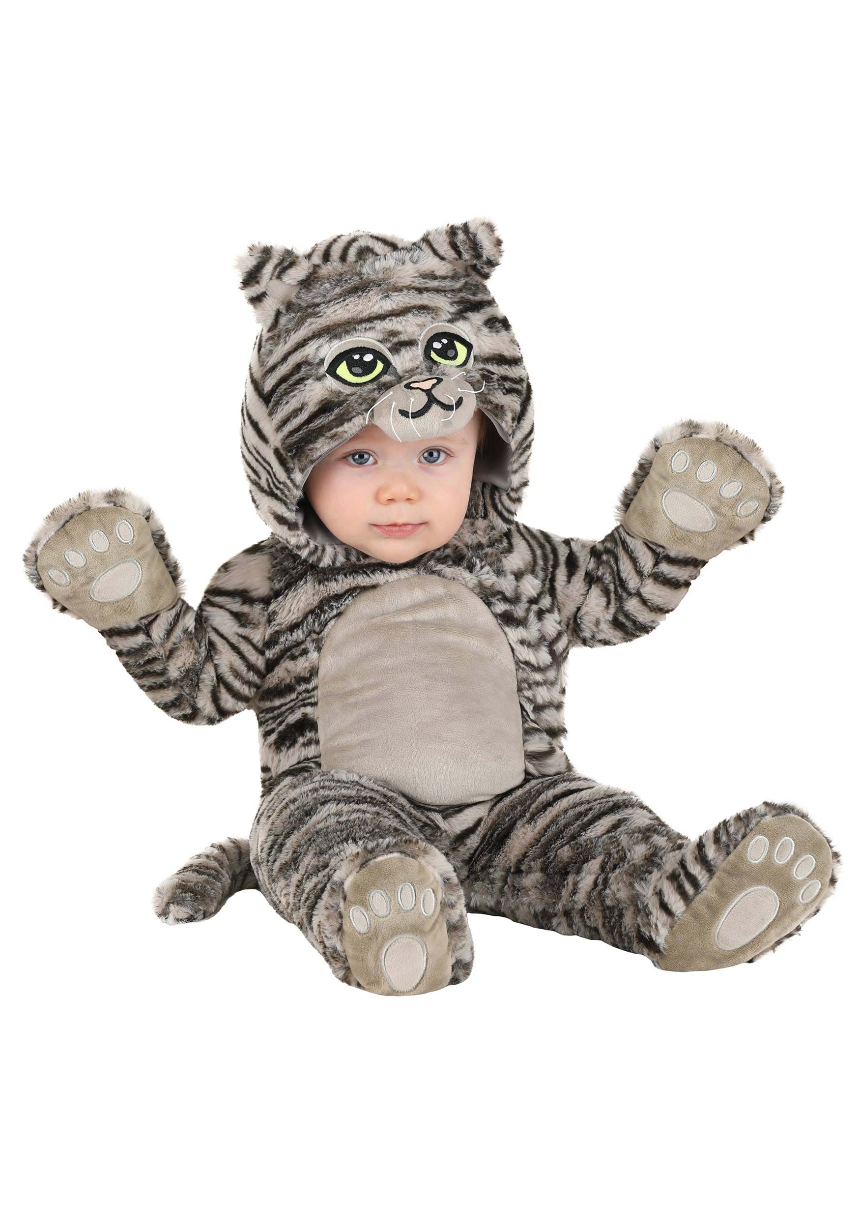 Grey Striped Kitty Infant Costume