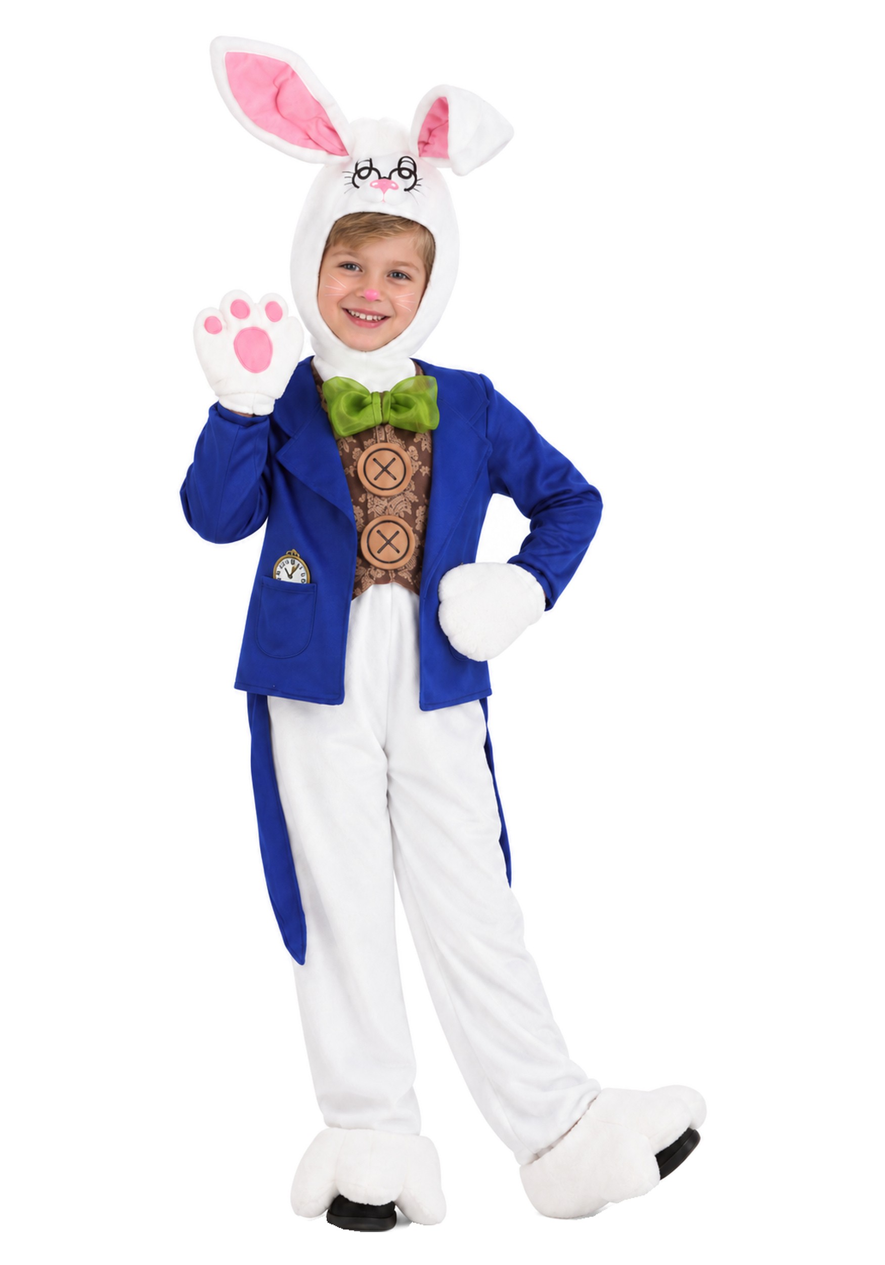 Whimsical White Rabbit Kid's Costume