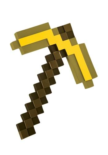 Minecraft Pickaxe Gold Tool Accessory