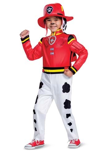 Click Here to buy Paw Patrol Movie Toddler/Kids Marshall Deluxe Costume from HalloweenCostumes, CDN Funds & Shipping