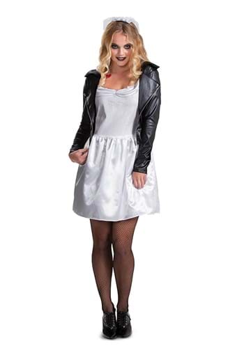 Click Here to buy Womens Bride of Chucky Deluxe Costume from HalloweenCostumes, CDN Funds & Shipping