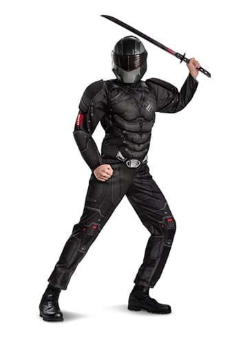 Click Here to buy Adult Snake Eyes Movie Costume from HalloweenCostumes, CDN Funds & Shipping