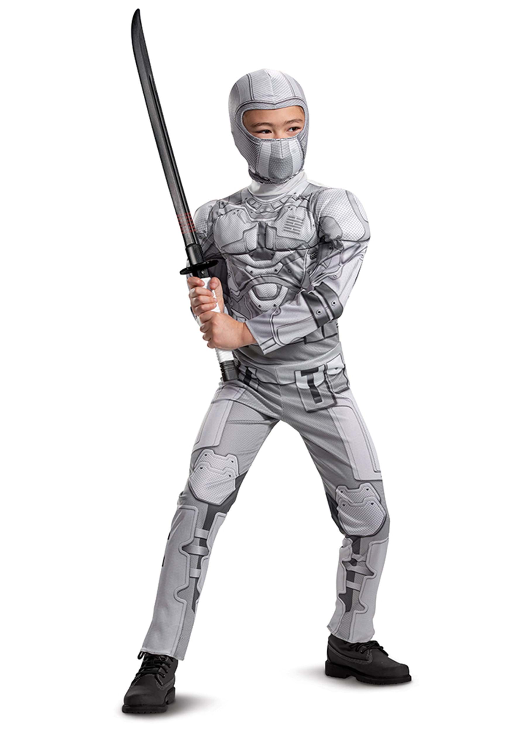 Kids Snake Eyes Movie Storm Shadow Classic Muscle Costume