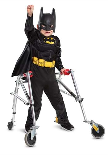Click Here to buy Kids Batman Adaptive Costume from HalloweenCostumes, CDN Funds & Shipping