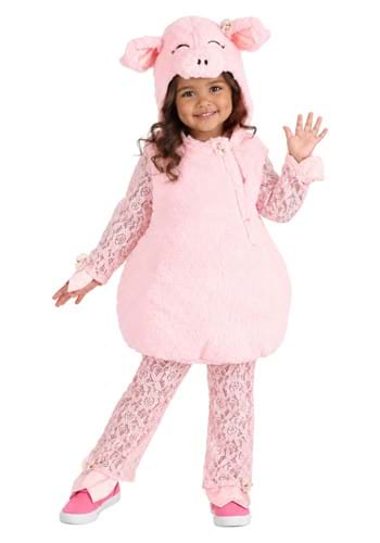Toddler Lace Pig Costume New Main