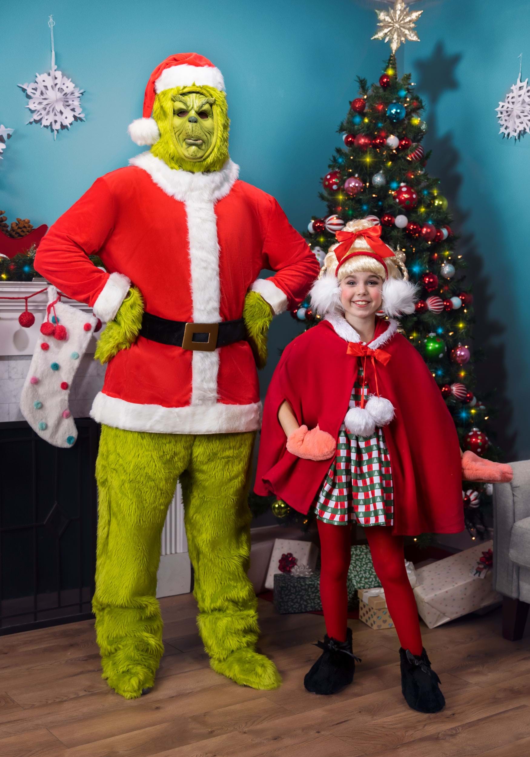 Girl's Dr. Seuss Storybook Cindy Lou Who Costume , How The Grinch Stole Christmas Costumes