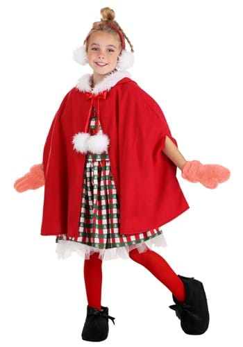 Click Here to buy Girls Dr. Seuss Storybook Cindy Lou Who Costume | How the Grinch Stole Christmas Costumes from HalloweenCostumes, CDN Funds & Shipping