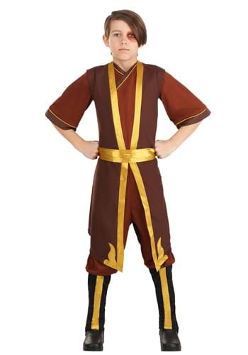Click Here to buy Kids The Last Airbender Deluxe Zuko Costume from HalloweenCostumes, CDN Funds & Shipping