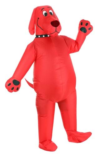 Click Here to buy Inflatable Clifford the Big Red Dog Costume for Adults from HalloweenCostumes, CDN Funds & Shipping