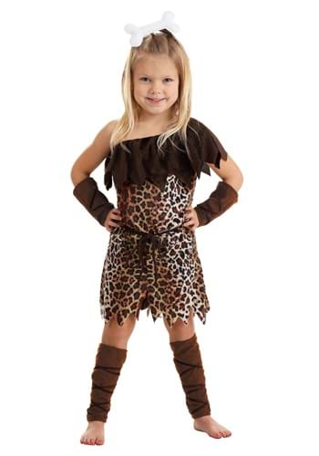 Click Here to buy Prehistoric Cave Girl Costume for Toddlers from HalloweenCostumes, CDN Funds & Shipping