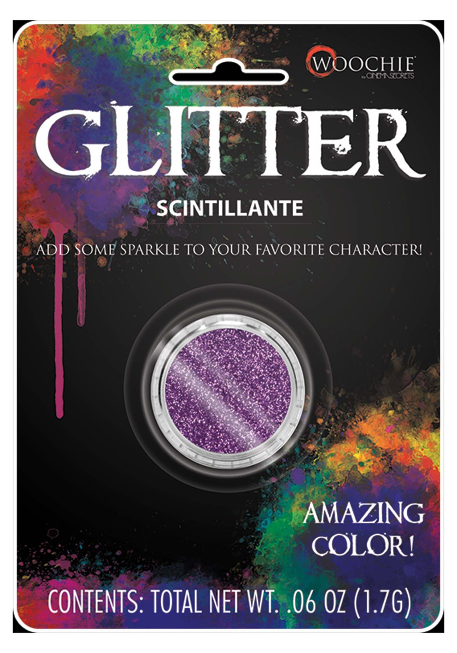 Purple Iridescnet Glitter Makeup