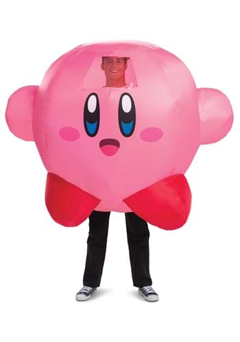 Click Here to buy Adult Kirby Inflatable Costume from HalloweenCostumes, CDN Funds & Shipping