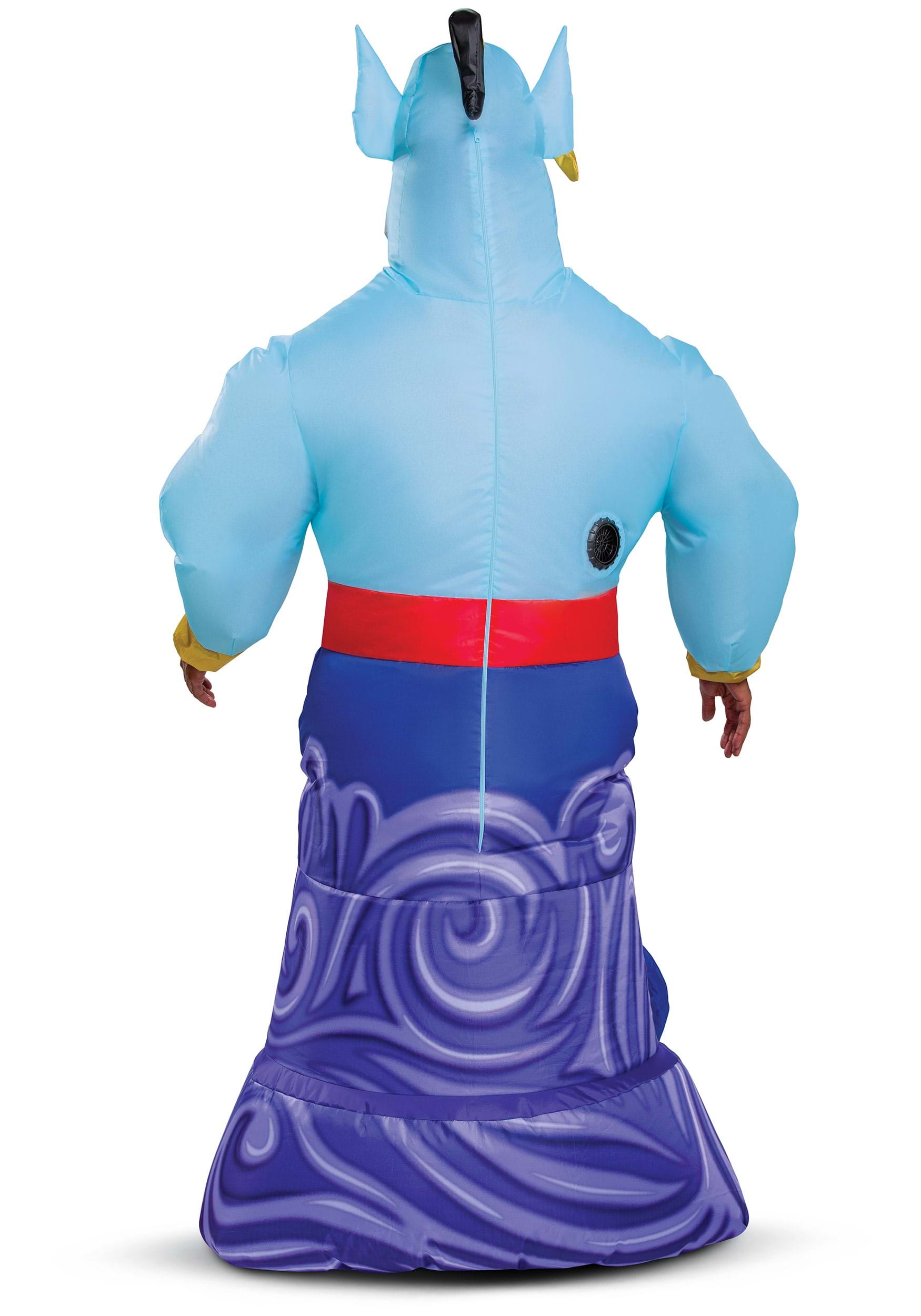 Adult Aladdin (Animated) Genie Inflatable Costume , Disney Costumes