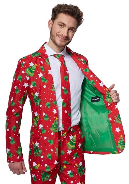 Suitmeister Red Christmas Tree Stars Suit