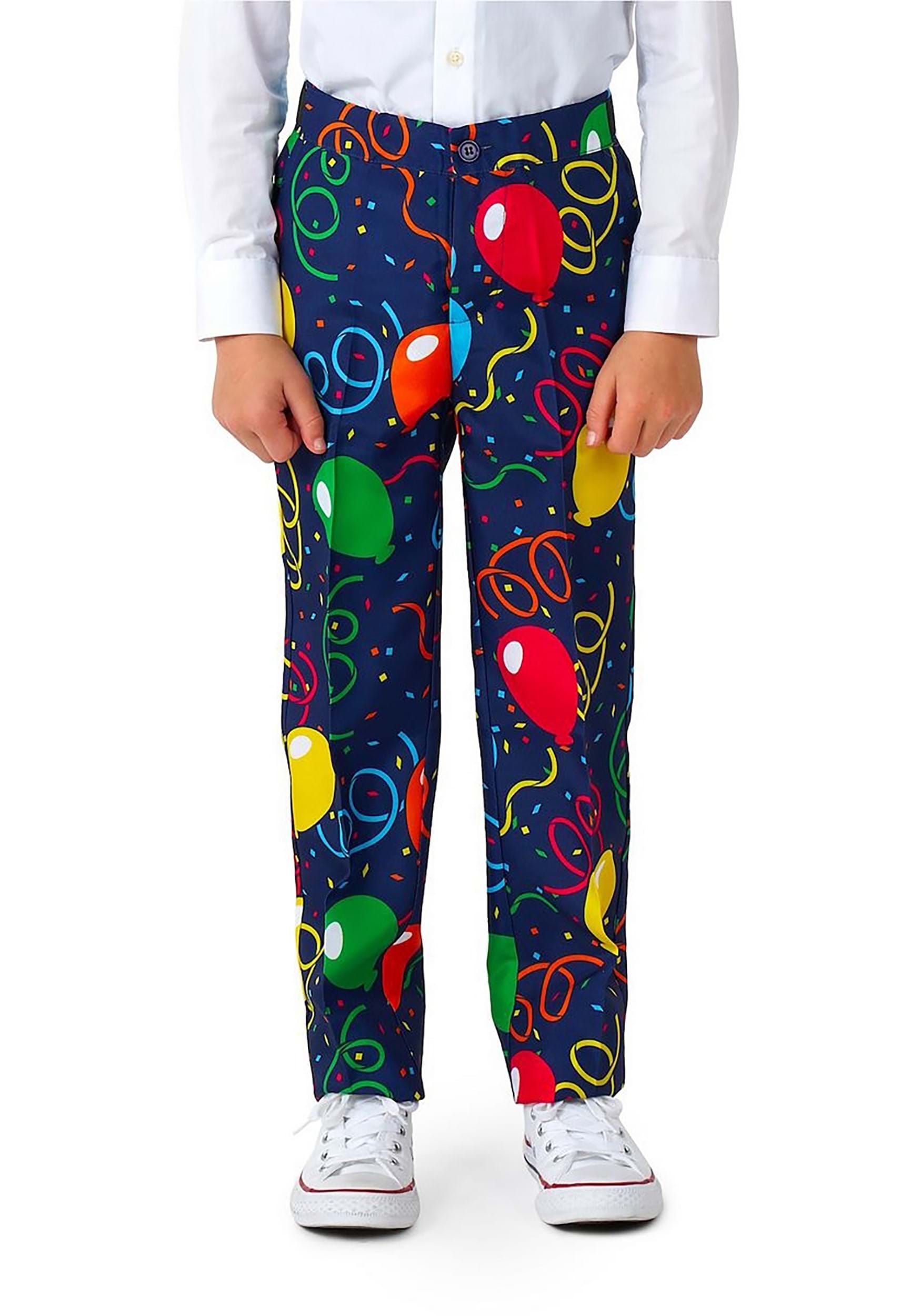 Suitmeister Boys Confetti Balloons Navy Suit