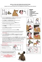 3.5 Ft Animated Rocking Horse w/ Doll Halloween Prop 6