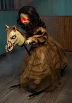 3.5 Ft Animated Rocking Horse w/ Doll Halloween Prop 1