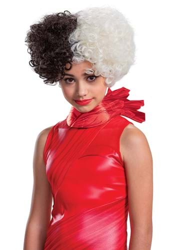 Click Here to buy Cruella Live Action Tween Wig from HalloweenCostumes, CDN Funds & Shipping