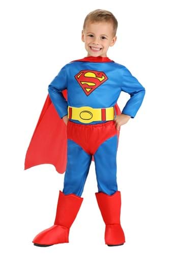 Click Here to buy DC Comics Superman Toddler Costume from HalloweenCostumes, CDN Funds & Shipping
