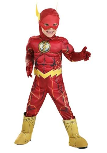 Click Here to buy Flash Deluxe Costume for Toddlers from HalloweenCostumes, CDN Funds & Shipping