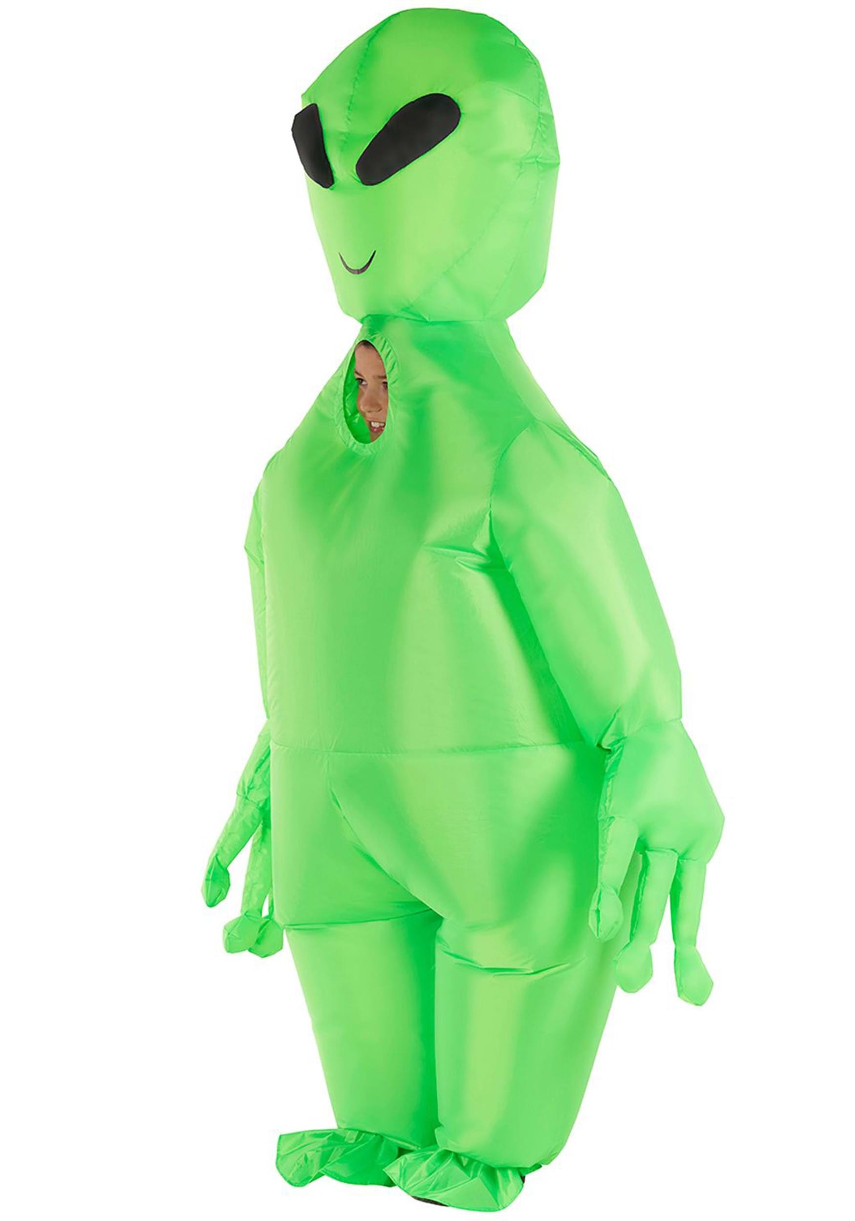 Kids Giant Alien Inflatable Costume