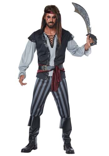 Click Here to buy Plus Size Scallywag Pirate Mens Costume from HalloweenCostumes, CDN Funds & Shipping
