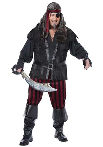 Click Here to buy Plus Size Ruthless Rogue Pirate Mens Costume from HalloweenCostumes, CDN Funds & Shipping