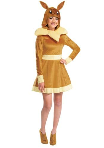 Click Here to buy Womens Pokemon Eevee Dress Costume from HalloweenCostumes, CDN Funds & Shipping