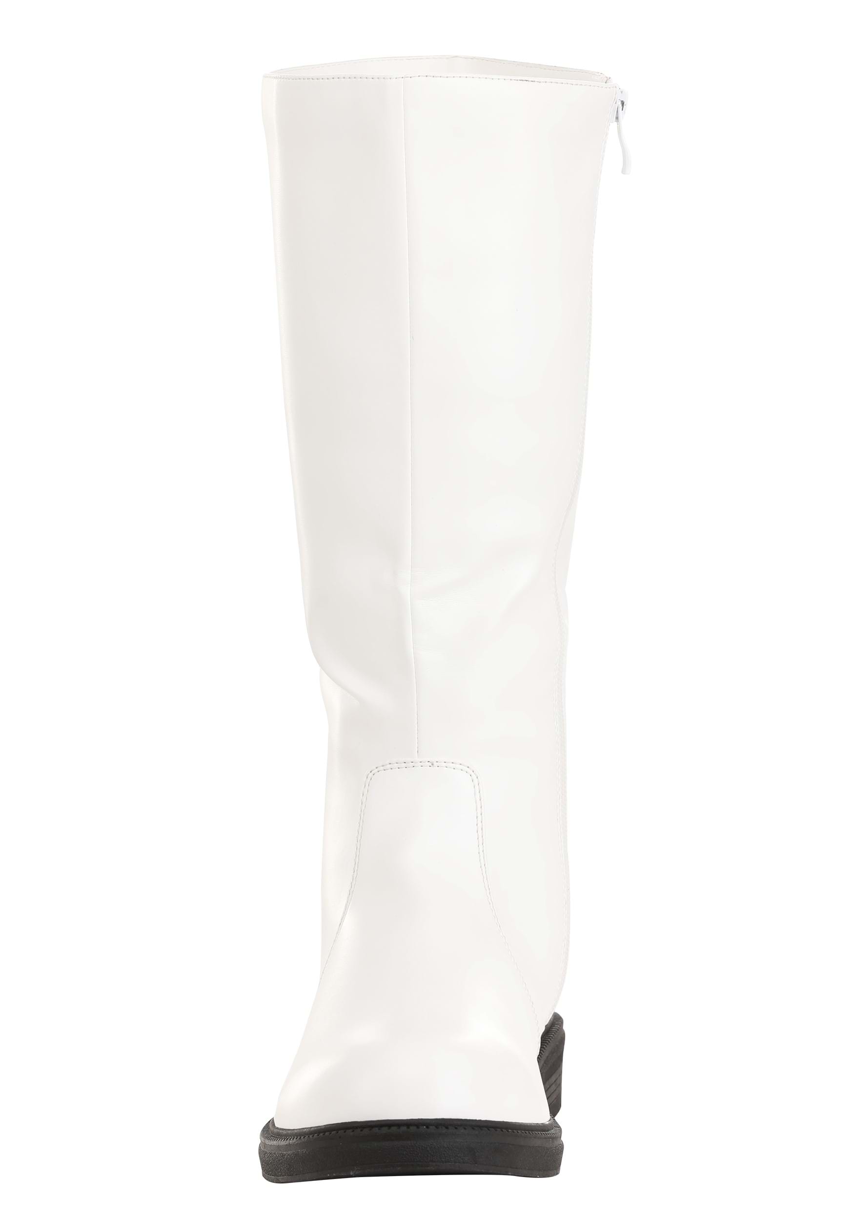 Tall White Adult Boots