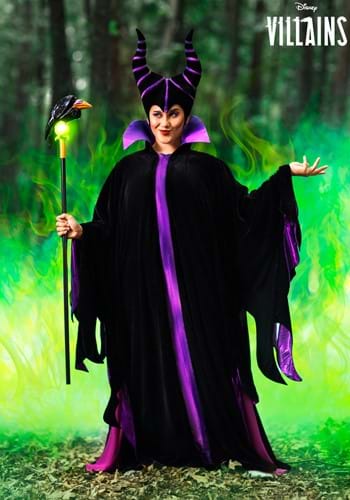 Adult Plus Size Classic Maleficent Costume-2
