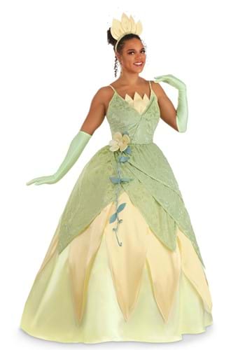 Click Here to buy Womens Disney Deluxe Tiana Costume from HalloweenCostumes, CDN Funds & Shipping