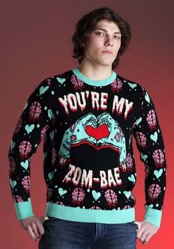 You're My Zom-Bae Valentines Day Sweater for Adults-2