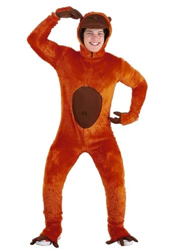 Click Here to buy Orange Orangutan Adult Costume from HalloweenCostumes, CDN Funds & Shipping
