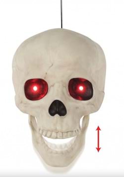 Life Sized Animated Hanging Skull