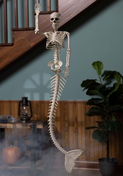 48 Inch Mermaid Skeleton Decoration